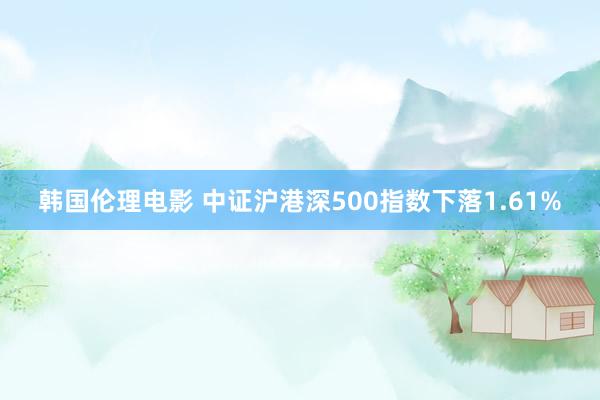 韩国伦理电影 中证沪港深500指数下落1.61%