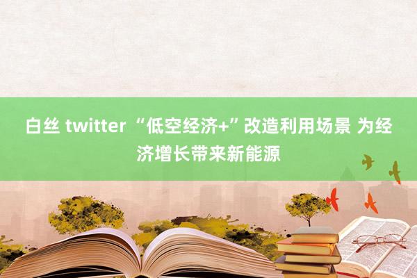 白丝 twitter “低空经济+”改造利用场景 为经济增长带来新能源